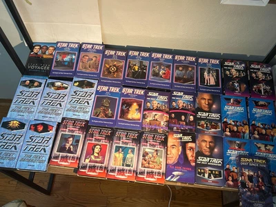 VHS Star Trek Original, Next Generation, Voyager, & Deep Space Nine mixed lot - Image 1 of 4