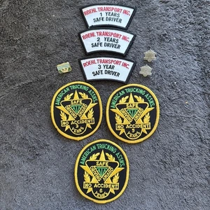 American Trucking Assn, Roehl Transport Inc Safe Driving Award Aufnäher und Pins - Bild 1 von 9