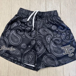 Inaka Power Shorts Uomo Piccolo Nero Paisley Maglia Palestra Atletica Corsa Logo - Foto 1 di 8