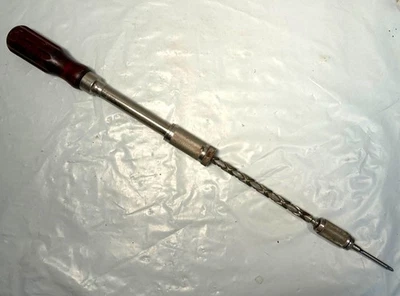 Vintage Craftsman Yankee Style Ratcheting Spiral Screwdriver with circle F logo - Image 1 of 4