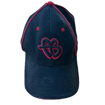 FUBU X Actively Black Collaboration S/M Hat Black And Red Stretch - Image 1 of 4