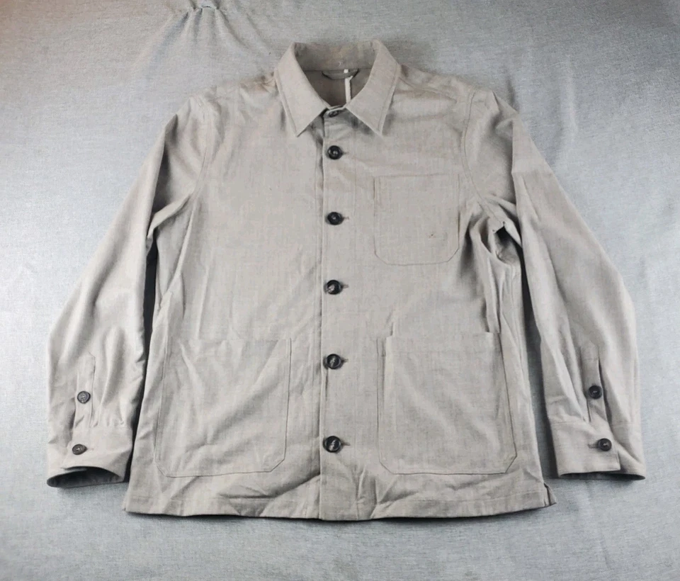 Chaqueta Blazer Manta Over Para Hombre Grande 52 Eur Mezcla Cachemira Elastizada Italia Foto 1 de 4