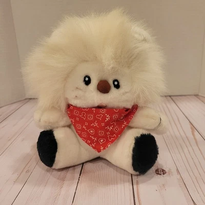 Vintage Applause White Lion 1982 Bandanna Frou Bandy Plush Stuffed Animal - Image 1 of 4