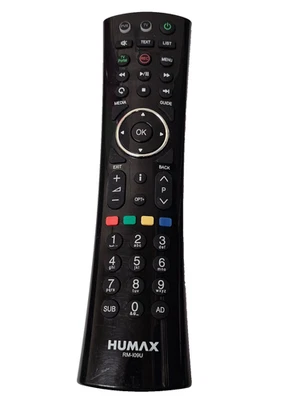 Genuine Original Humax RM-I09U RM-109U PVR HDD Recorder Remote Control HDR-2000T - Image 1 of 4