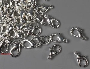 Karabinerhaken Karabinerverschluss 70x 12x6mm Karabiner Silber Kettenverschlüsse - Bild 1 von 1