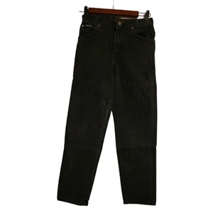 Vintage HIS Classic Basics Black Jeans 10 Reg W 25 Superior Quality Made in USA - Picture 1 of 8