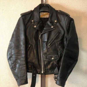 Schott Perfecto Double Leather Riders Jacket Size 38 Made in USA - Picture 1 of 5