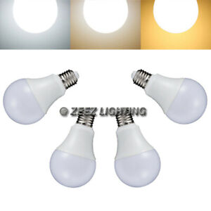 4X LED Light Bulb 12W Natural Bright White A19 Equivalent 100W Incandescent Lamp