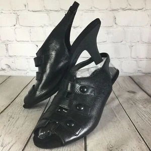 Aerosoles Satisfaction Woman’s Black Slingback Heels Size 9M - Picture 1 of 12