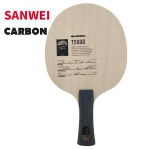 Hoja de tenis de mesa/raqueta de tenis de mesa de fibra de carbono SANWEI T5000 - Imagen 1 de 3