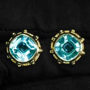 Seafoam Green Paraiba Tourmaline 8.25Ct 925 Sterling Silver Handmade Earrings - Picture 1 of 6