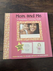 Keepsake MOM AND ME Coloring Book Creating Memories Hardbound - Picture 1 of 4