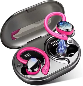 TWS 56hr Earbuds LED Sport B.T5.3 Waterproof,Noise Cancelling&Wireless Charging - Picture 1 of 6