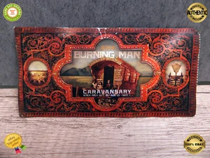 Burning Man Ticket Stub Torn Used - 2014 (Caravansary) - Ephemera - RARE! - Bild 1 von 10