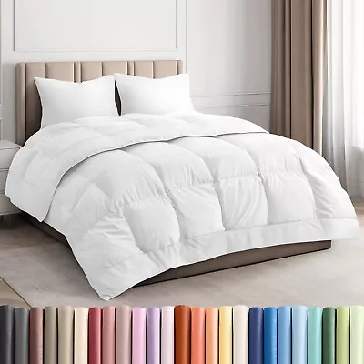 Alternative Down Comforter, All Season Fluffy & Cozy Duvet Insert by CGK Linens - Image 1 of 4