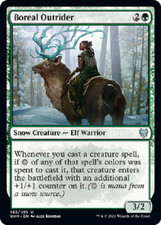 MTG magic 1x Boreal Outrider (FOIL) (M/NM) Kaldheim