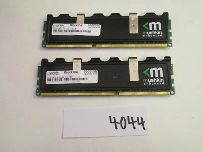 Mushkin Blackline 2x2Gb=4Gb PC3-12800 1600Mhz DDR3 Desktop Memory RAM (4044) - Image 1 of 2