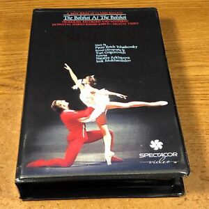 The Bolshoi Ballet  VHS VCR Tape Used Big Clamshell Spectacular Video