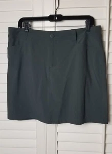 🔥BRAND NEW Eddie Bauer Adventurer 2.0 Skort Gray/ Taupe Women Sz 12 NWOT🔥 - Picture 1 of 8