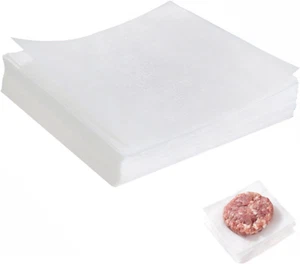 Unbleached Parchment Paper, Burger Patty Paper, Non-Stick Squares100Pcs 6" X 6" - Picture 1 of 11