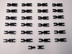 25 Sets Black KNEX BALL & SOCKET JOINT CONNECTORS Clips Joints 50 Parts/Pieces - Picture 1 of 1