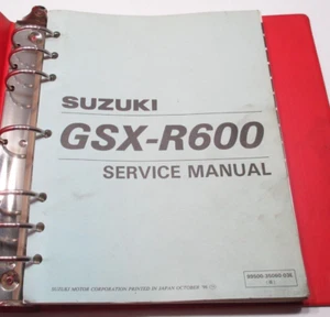 97 1997 Suzuki GSXR 600 OEM Supplementary and Service Manual 99500-35060-03E - Picture 1 of 8