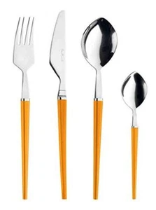 Servizio di posate per 6 persone 24 PEZZI modello Freccia ARANCIONE pintinox - Imagen 1 de 1