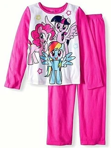 My Little Pony Girls Long Sleeve Top & Long Pants 2-Piece Pajama Set - Picture 1 of 4