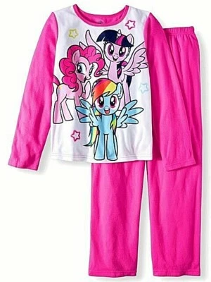 My Little Pony Girls Long Sleeve Top & Long Pants 2-Piece Pajama Set - Image 1 of 4