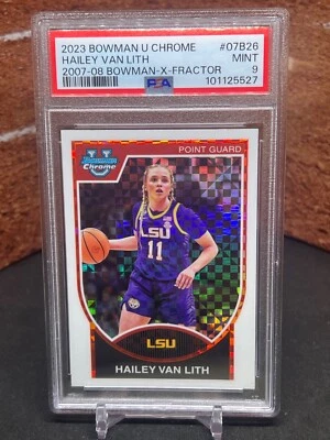 2023-24 Bowman University Chrome - 2007-08 Bowman Hailey Van Lith #07B-26... - Image 1 of 2