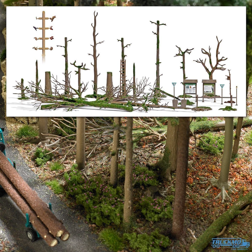 Set legno morto Busch 1852 - Immagine 1 di 1
