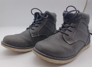 Botín Sonoma gris con cordones de cuero sintético para niños jóvenes talla 5 mediano - Imagen 1 de 5