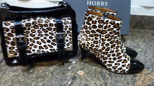 A Pair Of HOBBS BOOTS AND MATCHING BAG,ONLY USED TWICE. RRp £300 Selling £65 - Picture 1 of 9