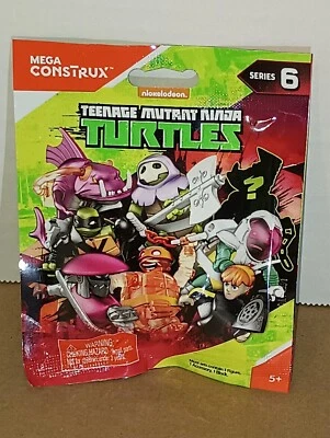 Mega Construx Series 6 Teenage Mutant Ninja Turtles Blind Bag NEW Sealed - Image 1 of 3