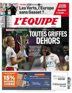 L'EQUIPE CHAMPIONS LEAGUE LYON FC BARCELONE  FINALE_MARADONA 19 Mai 2019 ©TBC - Picture 1 of 1