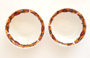 Gibson Cereal Bowls Looney Tunes Bugs Bunny Soccer Sports Set of 2 - Picture 1 of 8