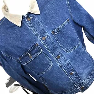 Vintage Ralph Lauren Black Label Double RRL USA Ladies Denim Jacket Sz M 80’s - Picture 1 of 22