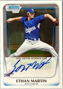 Ethan Martin 2011 Bowman Chrome Prospects 1st Auto Los Angeles Dodgers #BCP179 - Picture 1 of 6