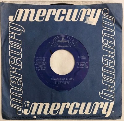 Blue Cheer SUMMERTIME BLUES/ Blues Magoos AIN'T GOT NOTHIN YET split 45 Mercury - Image 1 of 4