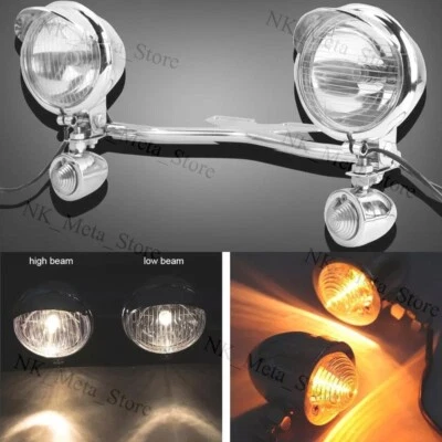 Passing 转弯信号灯条适用于雅马哈 V-Star XVS 650 1100 经典 Silverado — 第 1/4 张图片