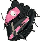 Hello Kitty 9.5” RHT T-Ball Pink/Black Baseball Glove