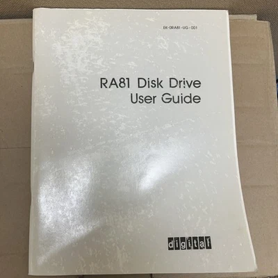 RA81 Disk Drive User Guide - DEC / Digital Equipment Corp - Image 1 of 4