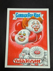 2023 Topps Garbage Pail Kids Book Worm 1/1 Yoga Demon Sketch Pennywise 1 Of 1 - Picture 1 of 2