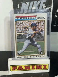 1974 Topps - '73 World Series Willie Mays #473 New York Yankees 10-7 - Picture 1 of 2