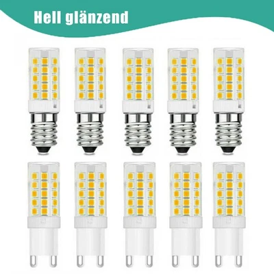 G9 E14 LED Lampe Birne Sockel Leuchtmittel 5W 10W 220V Warmweiß Kaltweiß SMD - Bild 1 von 4