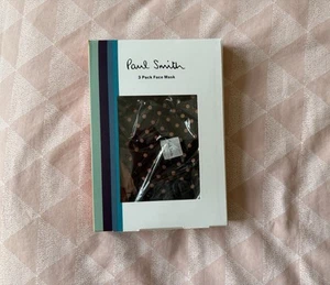 Paul Smith ‘Artist Stripe' And Black Polka Dot Print Face Coverings Three Pack - Picture 1 of 3