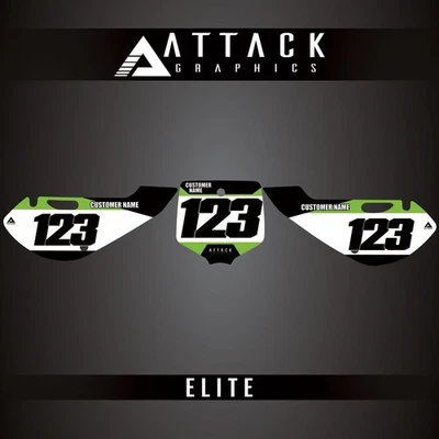 Attack Graphics Elite Number Plate Backgrounds For Suzuki RM65 2004 Foto 1 de 3