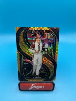 Ken Schrader 2025 Panini Select Gold Power Plaid 3/13 #229 Folgers Chevy - Image 1 of 2