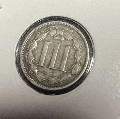 1870 Three Cent Nickel - Image 1 of 2