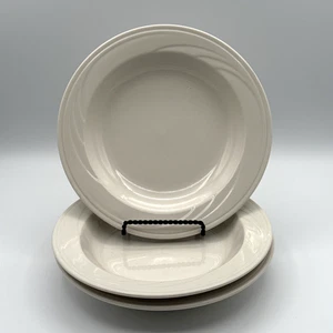 Syracuse China Rimmed Salad/Soup Bowl 9 1/8" Dia. Restaurant Quality Set of 3 - Picture 1 of 5